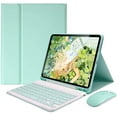 thumbnail image 1 of Funda con Teclado para iPad 10.2 con Mouse, Funda para iPad 9ª Gen 2021/8ª 2020/7ª 2019/iPad Air 3/iPad Pro 10.5 con Teclado y Mouse, Cubierta con Teclado Magnético Desmontable con Soporte para Lápiz, 1 of 7