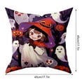 thumbnail image 2 of Decorative Pillows for Couch Hwkond Halloween Decorative Pillow Covers 45x45cm Halloween Decorative White Colorful Outdoor Fall Pillow Home Sofa Decorative Throw Pillow Covers,Up to 25% Off, 2 of 5