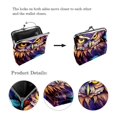 thumbnail image 3 of Owl Elegant Coin Purse with Zinc Alloy Jaws 4.3x4.7 in/11x12 cm Minimalist Wallet - Durable and Luxurious Design for Your Essentials - Includes Keychain Attachment - Ideal for Men and Women, 3 of 7