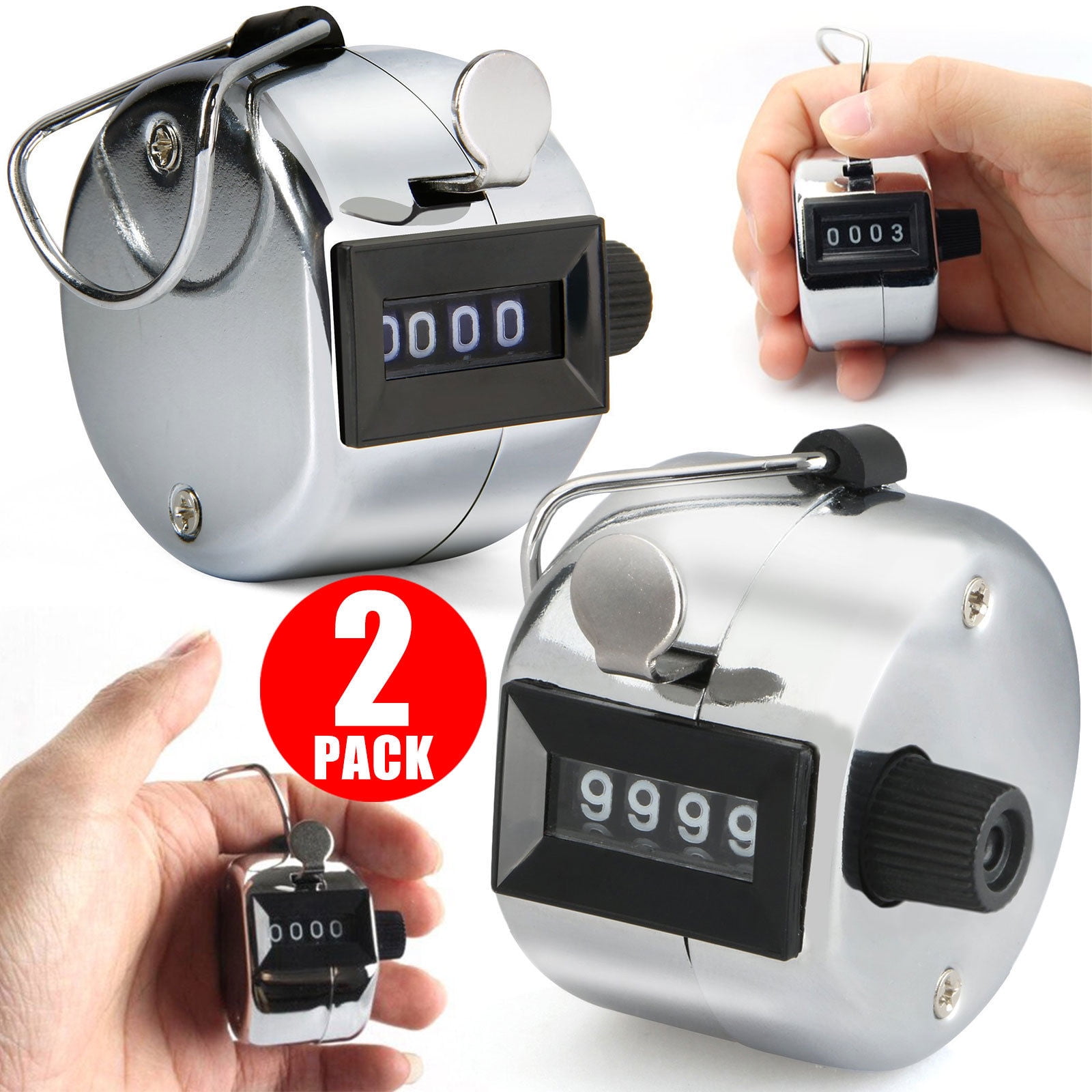 TSV Golf Hand Held Tally 4Digit Number Clicker Sport Counter Counting