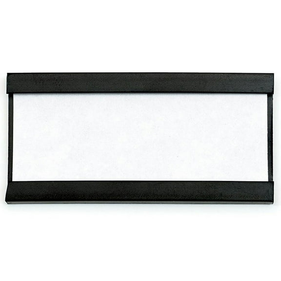 Aigner MC102 1" x 2" Magnetic "C" Channel Label Holder, 25/Pk