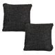 thumbnail image 1 of Cojin Decorativo Cuadrado grande Set de 2 Fash Negro, 1 of 4