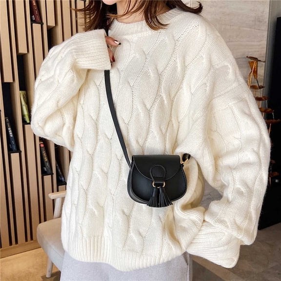 Kiplyki Wholesale Classic Summer Bag Women Round Shoulder Tassel Bag Female Handbag Women Baby Bag