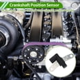 thumbnail image 2 of Sensor de Posición del Cigüeñal No.4402560/9110560 para RENAULT Laguna Hatchback 1.6 16V 1997-2001, Sensor CKP de Motor Negro Resistente Metal Plástico 1 Pc, 2 of 6