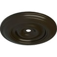 thumbnail image 3 of 44 1/2"OD x 4"ID x 4 "P Classic Ceiling Medallion (Fits Canopies up to 8 1/4"), Hand-Painted Stone Hearth, 3 of 6