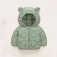 thumbnail image 2 of KAUOD Toddler Zip up Hooded Puffer Jackets Baby Boys Girls Lightweight Winter Outwear Kids Thick Warm Quilted Down Coats, 2 of 9
