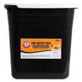 thumbnail image 5 of Arm & Hammer Top Entry Cat Litter Pan Enclosed Cat Litter Box with Attached Lid, Recycled Materials, Small, Black and White, 5 of 9
