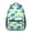 Alien UFO Pale, variant on Alien and Meteor Black Pattern Backpack for School, Cute School Bag with Adjustable Shoulder Straps and Padded Back, 15.3"x11"x6.7"