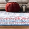 thumbnail image 4 of Safavieh Kazak Caymen Geometric Area Rug, Red/Blue, 6'7" x 6'7" Round, 4 of 10