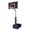Brick Red, variant on Rampage Eclipse Steel-Glass Portable Basketball System, Sienna Orange