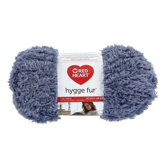 Estambre Súper Suave Red Heart Slate Blue Hygge Fur