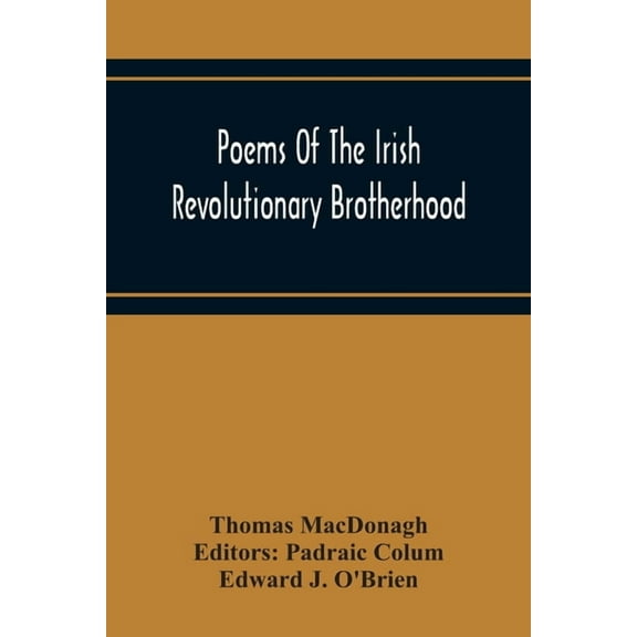 Poems Of The Irish Revolutionary Brotherhood, (Paperback)