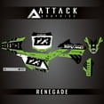 thumbnail image 4 of Attack Graphics Custom Renegade Complete Bike Graphics Kit for Kawasaki KX85 2023, 4 of 4