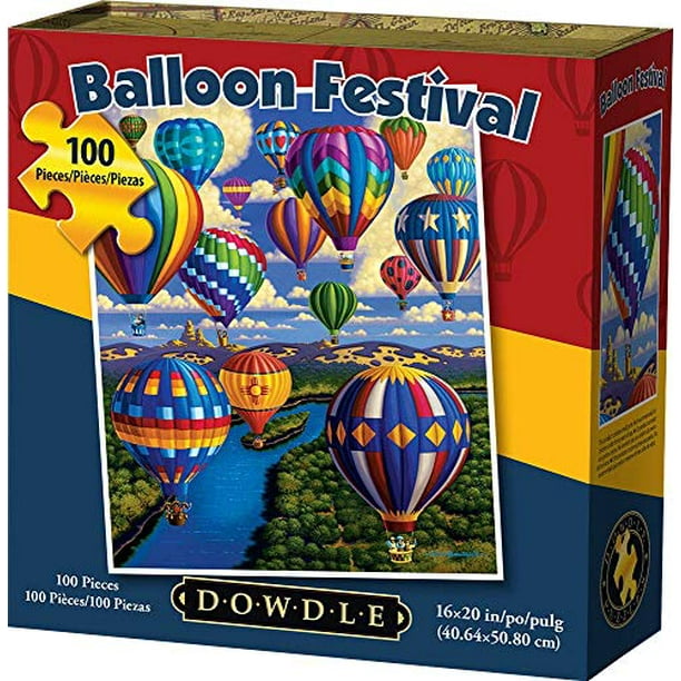 Dowdle Puzzle - Festival de Ballons - 100 Pièces