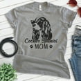 thumbnail image 2 of Cocker Spaniel Mom T-shirt, Unisex Women's Shirt, Cocker Spaniel Owner, Best Dog Mom Gift, Dark Heather Gray, XX-Large, 2 of 6