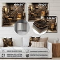 thumbnail image 4 of Designart "Industrial Chic Toilet A Modern Mix II" Bath & Laundry Metal Wall Art Prints, 4 of 5