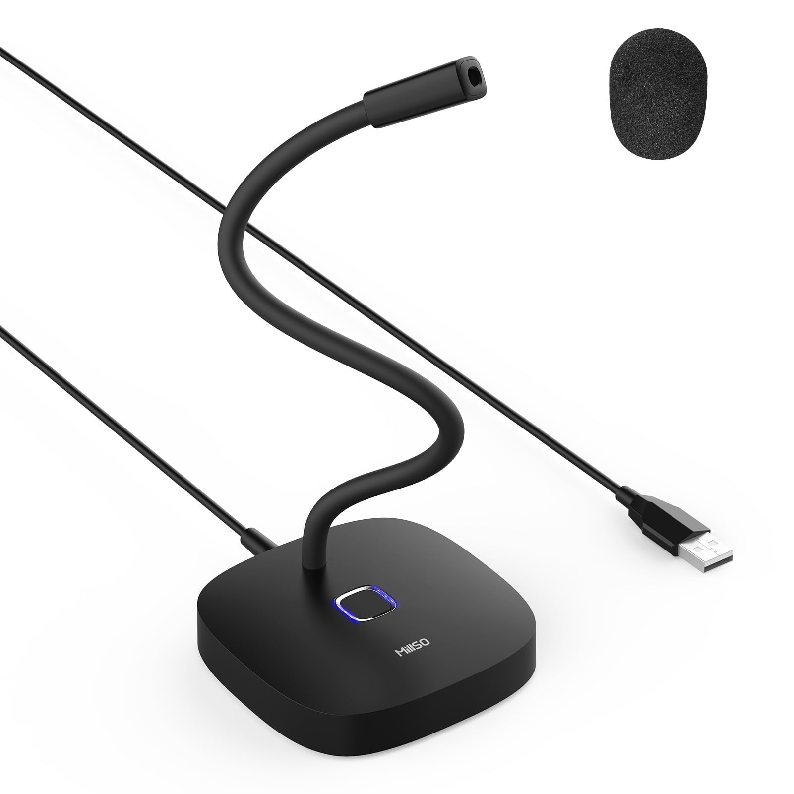 Blue Yeti USB Microphone - 3 Condenser Capsules - 4 Recording