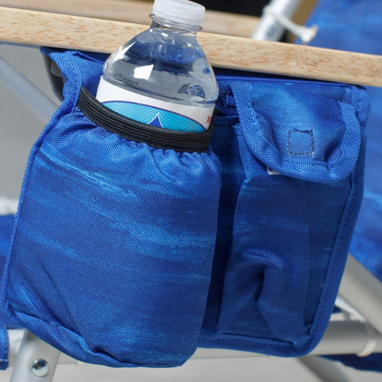 RIO Beach 4-Position Hi-Boy Backpack Beach Chair - Blue RIO Beach 4-Position Hi-Boy Backpack Beach Chair - Blue