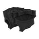 thumbnail image 2 of 2 almohadillas de agarre para levantamiento de pesas, protectores de palma y guantes de entrenamiento de silicona. Negro, 2 of 9