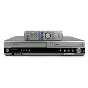 Pre-Owned Panasonic DMR-ES46V VHS / DVD Recorder Silver - w/ Original Remote, A/V Cables, & Manual