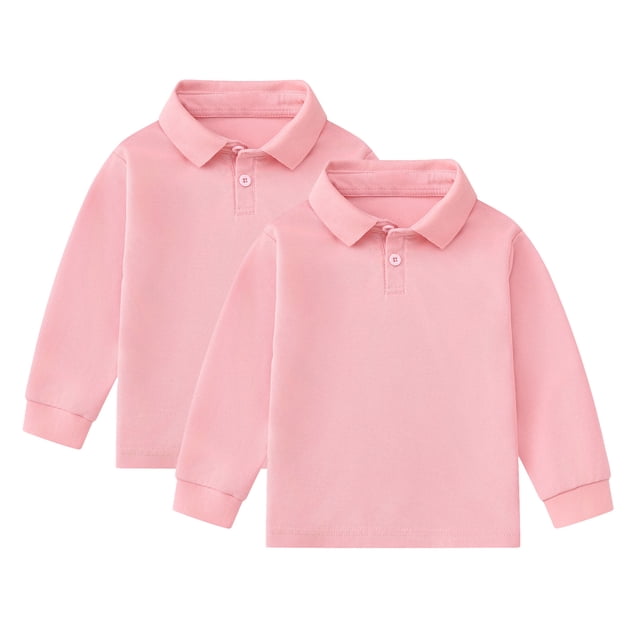 REDARER 2-Pack School Uniform Tagless Polo Tshirt for Little Boys & Big Boys - for Little Boys & Big Boys,Size 2-3 Years