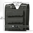 thumbnail image 3 of Soozier 33LBS Adjustable Weighted Vest with 15 Metal Weights, 3 of 10