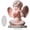 C, variant on Yihuala Acrylic Indian Girl Owl Figurine Sculptures Animal Statues Decorative Ornament for Living Room,Bedroom Home Decorations