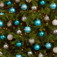 thumbnail image 5 of Nearly Natural Blue Round Glass Ball Ornaments, 64 Count (3.00"), 5 of 5