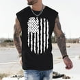 thumbnail image 4 of kpoplk Mens Beach Tank Top Summer 3D Graphic Sleeveless Tee Shirt Gym Workout Tanks Black,XXL, 4 of 5