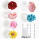 thumbnail image 1 of Juego de moldes para velas Anlan-angel, 6 piezas, silicona 3D con flores, 1 of 7