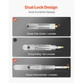 thumbnail image 4 of VEVOR 1 Pair Full Extension Drawer Slides 18 20 22 28 30 32 36 38 40 44 48 52 56 60 in, 500 lbs Load Capacity Locking Drawer Slides, Ball Bearing with Lock Side Mount Drawer Slide Rail, 4 of 10