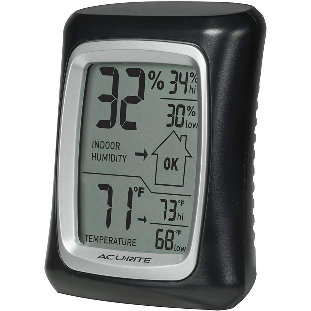 AcuRite 00325 Indoor Thermometer & Hygrometer with Humidity Gauge