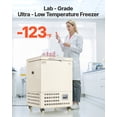 thumbnail image 2 of VEVOR Ultra Low Temperature Freezer,58 L, −40℉ to −123℉ Adjustable Temp Range, with Rollers and Digital Display,304 Stainless Steel Liner,Low Temperature Lab Freezer for Laboratory Samples Storage, 2 of 9