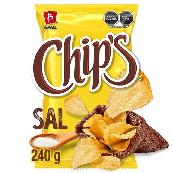 Papas fritas Barcel Chip's sabor sal 240 g