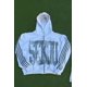 thumbnail image 1 of Sudadera con capucha de gran tamaño con estampado de rayas y letras de marca de moda callejera estadounidense para mujer, sudadera con cremallera estilo Y2k Harajuku retro gótica hip-hop rock, 1 of 5