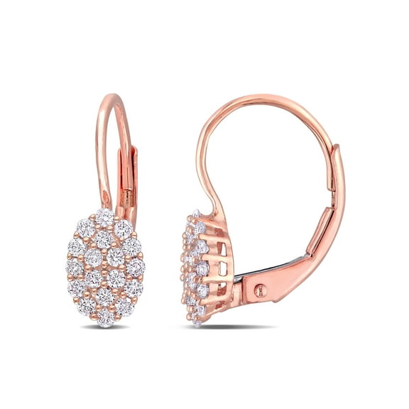 Everly Women's Diamond 14k Rose Gold Earrings