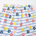 thumbnail image 5 of TOWED22 Toddler Girls Summer Clothes 2pcs Sweet Sets Sleeveless Top and Shorts Cute Outfits Toddler Infant Cotton Tank Tops with Print Graphic Clothing(Yellow,3-4 Y), 5 of 8