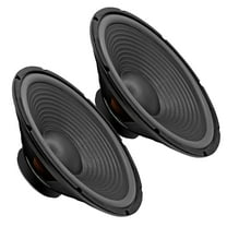 5 Core 15 Inch Subwoofer 220W RMS Car Audio Sub Woofer Pair 4 Ohm w Deep Bass Replacement Loud Speaker Metal Frame