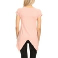 thumbnail image 4 of White Mark Women's Maternity Myla Embellished Tunic Top-Available in Plus Sizes, 4 of 5
