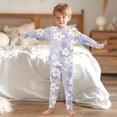 thumbnail image 6 of joogoo Daisy Flowers Pajamas Set Long Sleeve Soft Cotton Sleepwear 2 Piece 24M, 6 of 7