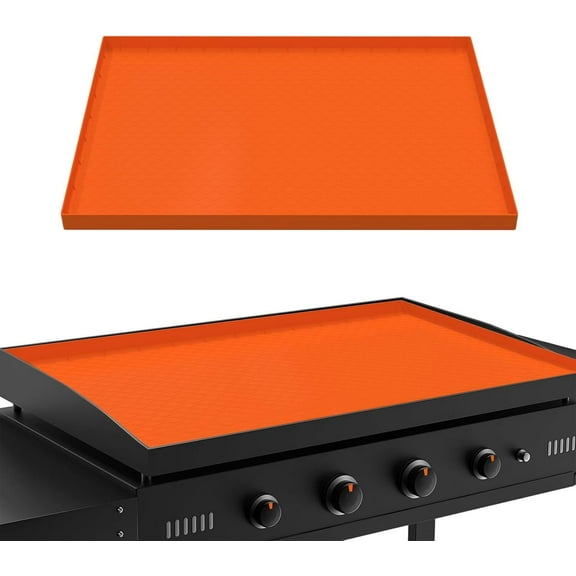 FASTBIRD Griddle Cover Mat for BBQ Grill 17 Inch Griddle Accessories, Full Protection Silicone Mat for Griddle, Food Grade Silicone Grill Mat Protect Your Griddle from Dirt & Rust All Year