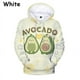 thumbnail image 3 of Sudadera con capucha con estampado 3D de aguacate para mujer y hombre, sudadera con capucha 3D con personalidad a la moda, sudadera informal de manga larga para exteriores, 3 of 5