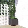 thumbnail image 2 of Jardinera con enrejado VidaXL de polipropileno negro, 2 of 8