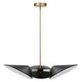 thumbnail image 3 of Modway Journey 3-Light 3" Arm Pendant in Black, 3 of 10