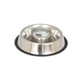 thumbnail image 5 of Iconic Pet 2-Pack Slow Feed Stainless Steel Pet Bowl For Dog Or Cat, Small, 12 Oz, 5 of 7