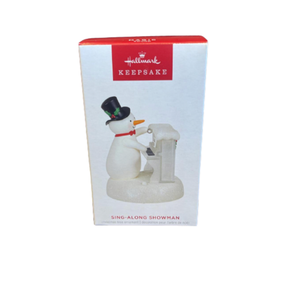 Hallmark 2023 Keepsake Sing-Along Showman Musical Christmas Ornament New w Box