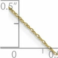 thumbnail image 5 of 10K Yellow Gold .5mm Carded Cable Rope Chain (16 X 0.5) Made In United States 10k5ry-16, 5 of 5