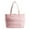 Pink, variant on Gocvo Tote Bag for Women, Large Capacity Lightweight Puffer Bag, Waterproof Shoulder Bag for Women for Daily Travel, Gym, Work(Black)