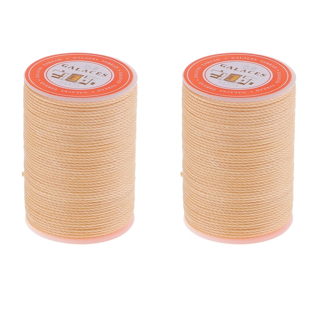 2 uds., encerado de forma forma forma de 0,8mm, cordón para mano para manualidades en cuero, bricolaje