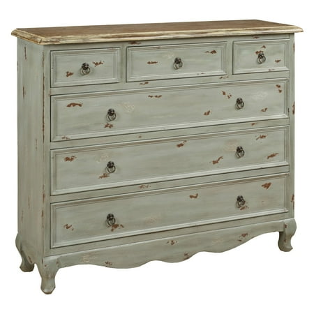Gail Accents Cottage Narrow 6 Drawer Chest